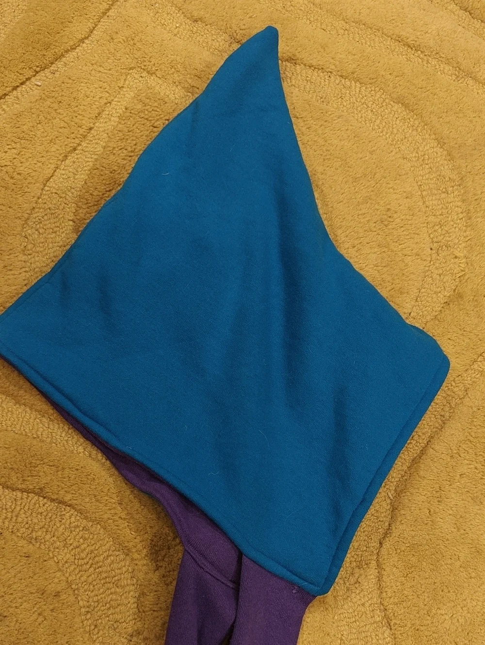 Blue and Plum Festy Hood